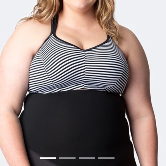 Cadenshae Non BF- High Impact Sports Bra - Stripe - Picture 1 of 2